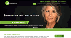 Desktop Screenshot of lifesmedicine.com